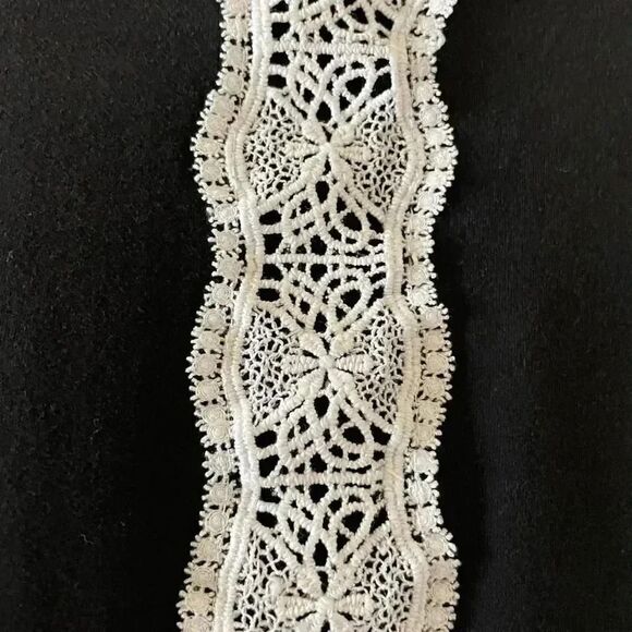 Hount Womens 3/4 Sleeve Back Lace Tops Round Neck Striped T-Shirts SZ M #1180 - Picture 11 of 13